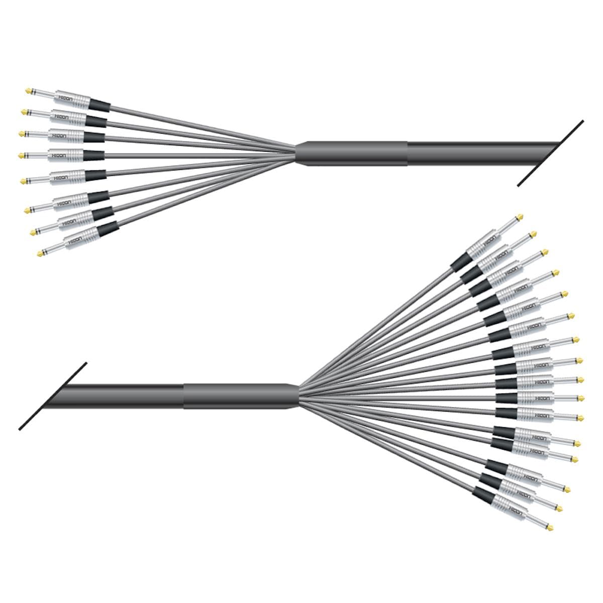 Studio looms insert | 08/16 | QUANTUM | HICON jack stereo | HICON jack mono | 10,00m