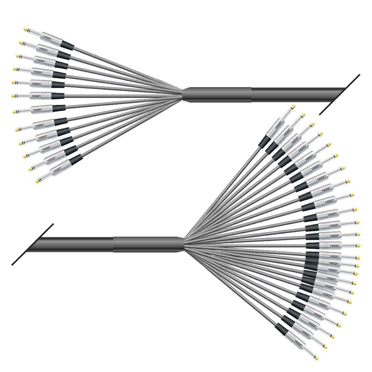 Studio looms insert | 12/24 | QUANTUM | HICON jack stereo | HICON jack mono | 10,00m