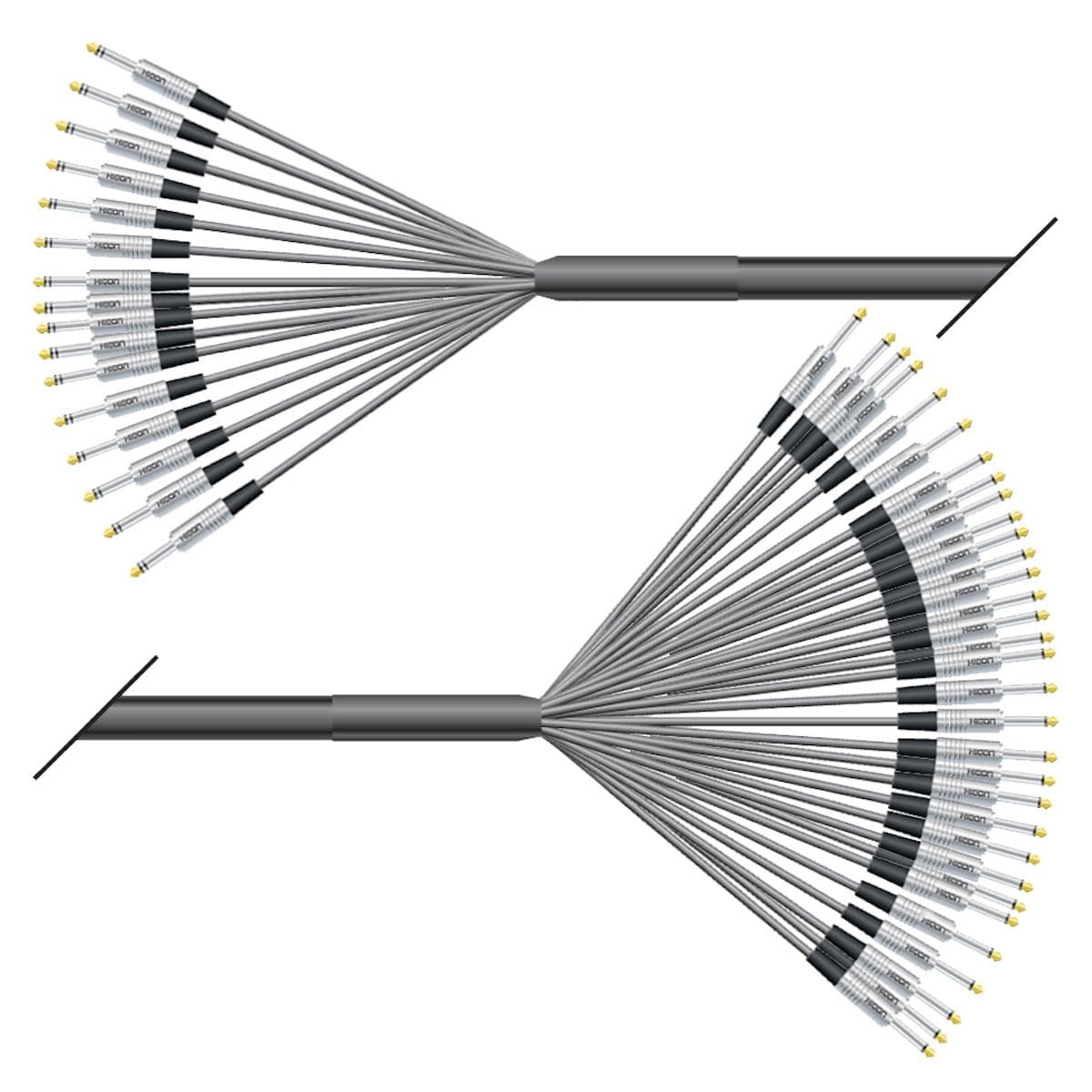 Studio looms insert | 16/32 | QUANTUM | HICON jack stereo | HICON jack mono | 10,00m