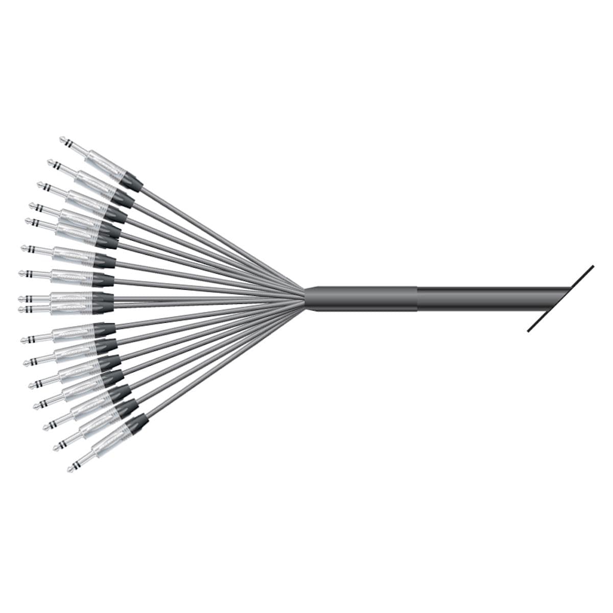 Studio looms insert | 16/32 | QUANTUM | NEUTRIK jack stereo | NEUTRIK XLR | 10,00m