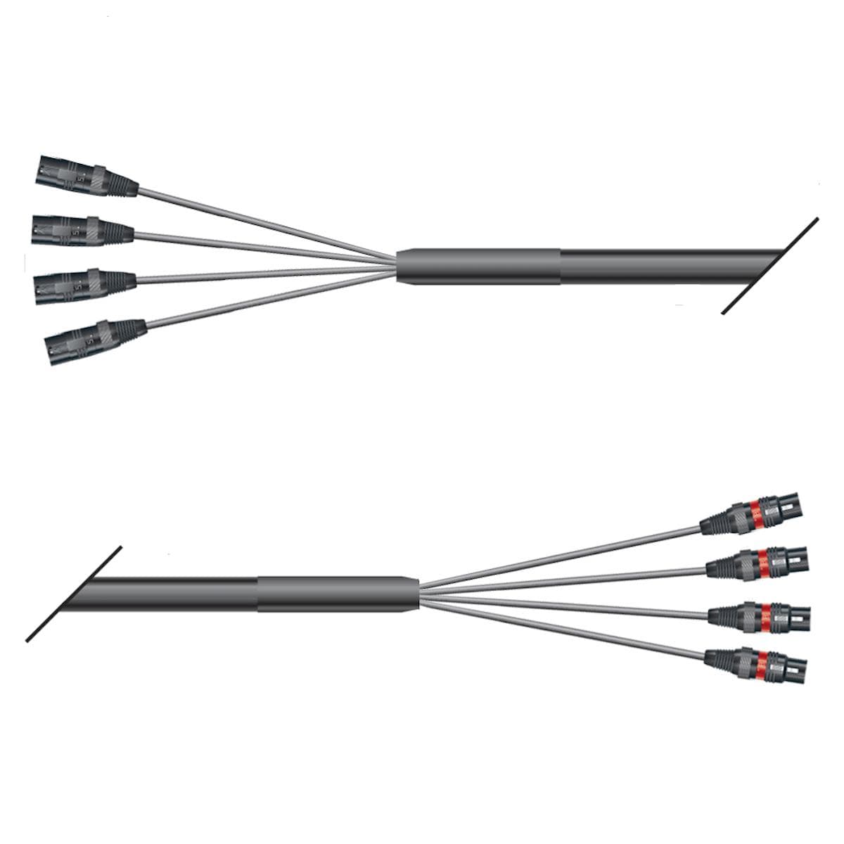 Studio loom | 04/00 | QUANTUM | HICON XLR male | HICON XLR female | 10,00m