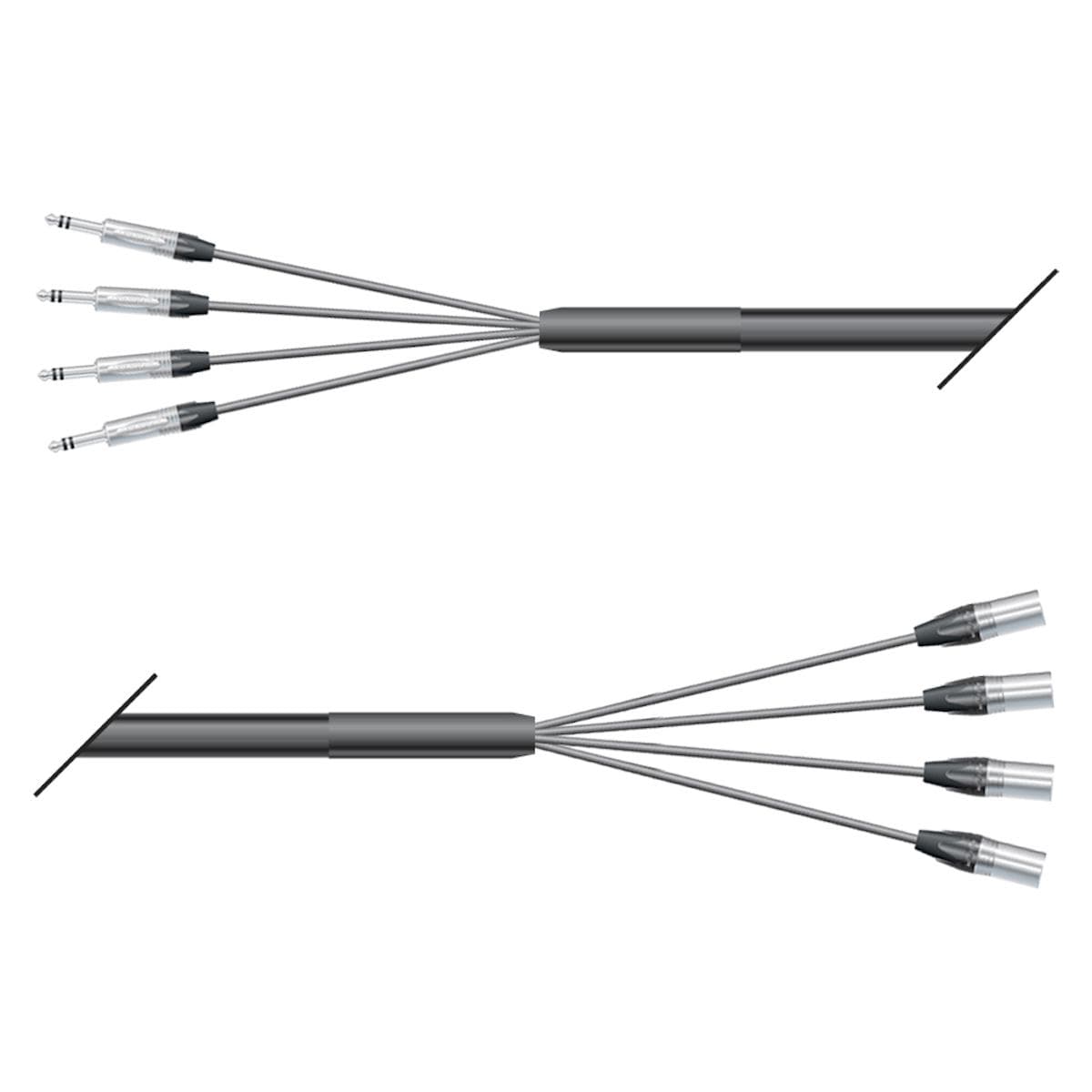 Studio loom | 04/00 | QUANTUM | NEUTRIK jack stereo | NEUTRIK XLR male | 10,00m