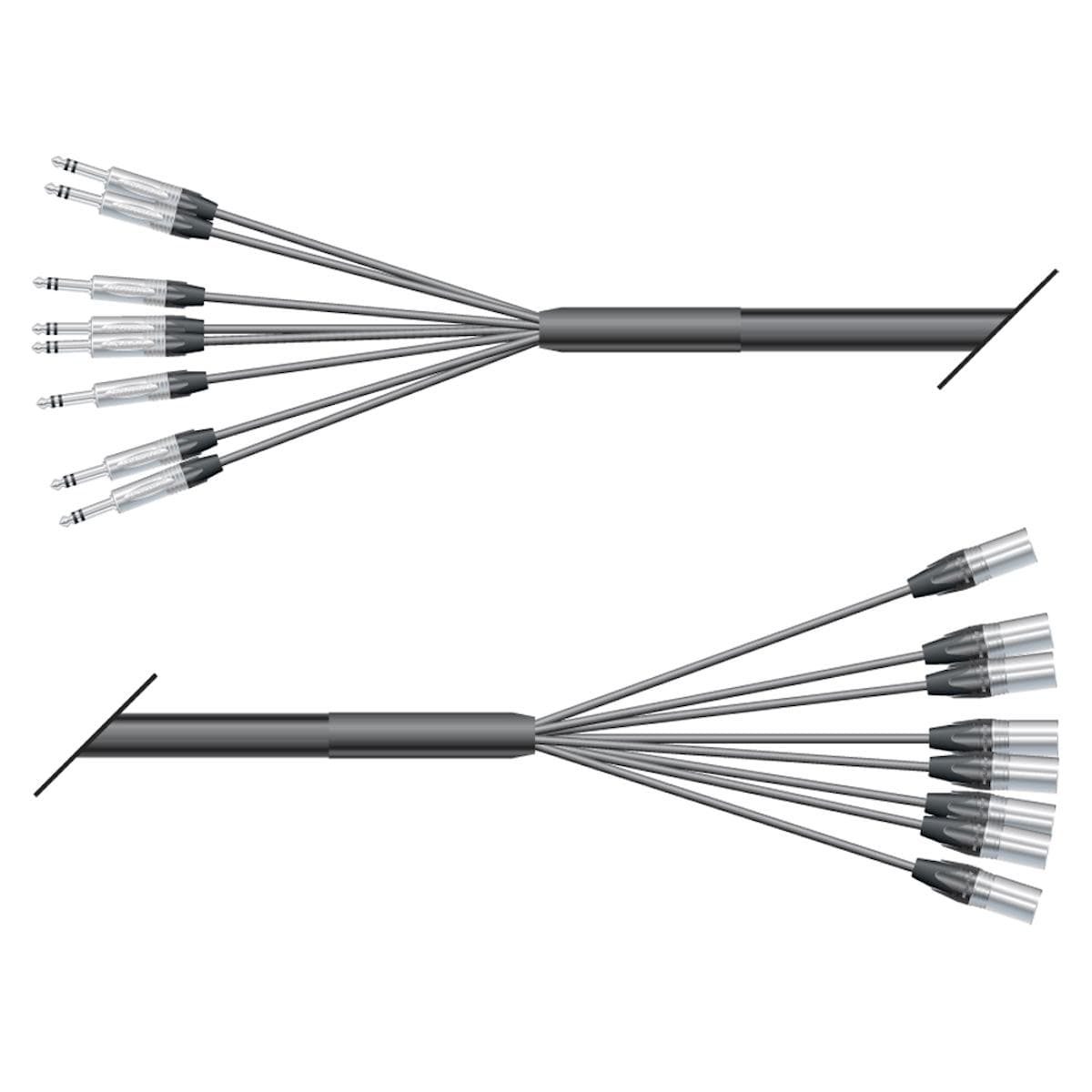 Studio loom | 08/00 | QUANTUM | NEUTRIK jack stereo | NEUTRIK XLR male | 10,00m