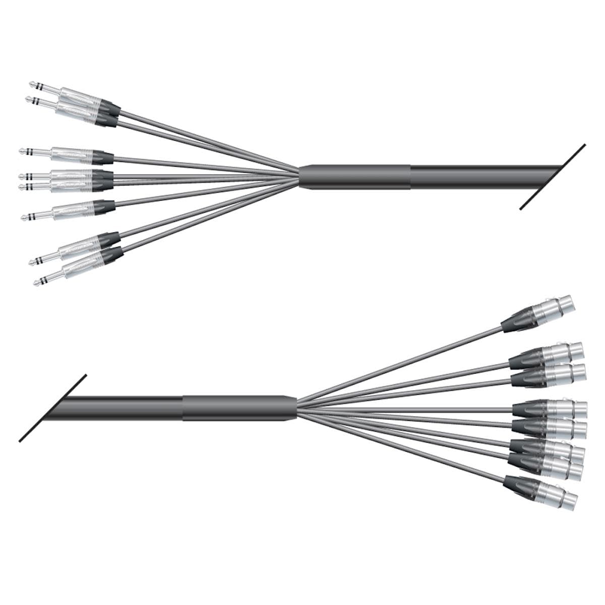 Studio loom | 08/00 | QUANTUM | NEUTRIK jack stereo | NEUTRIK XLR female | 10,00m