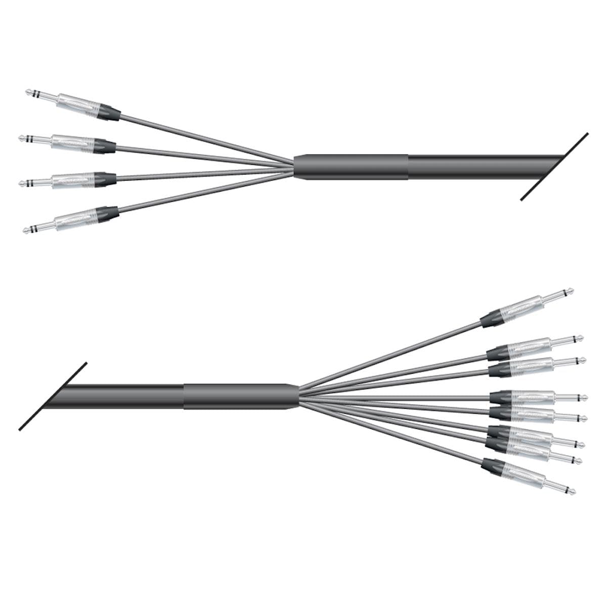 Studio looms insert | 04/08 | QUANTUM | NEUTRIK jack stereo | NEUTRIK jack mono | 10,00m