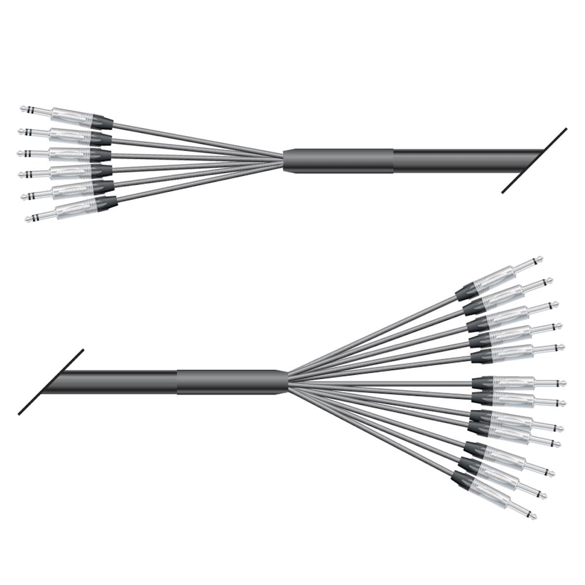 Studio looms insert | 06/12 | QUANTUM | NEUTRIK jack stereo | NEUTRIK jack mono | 10,00m