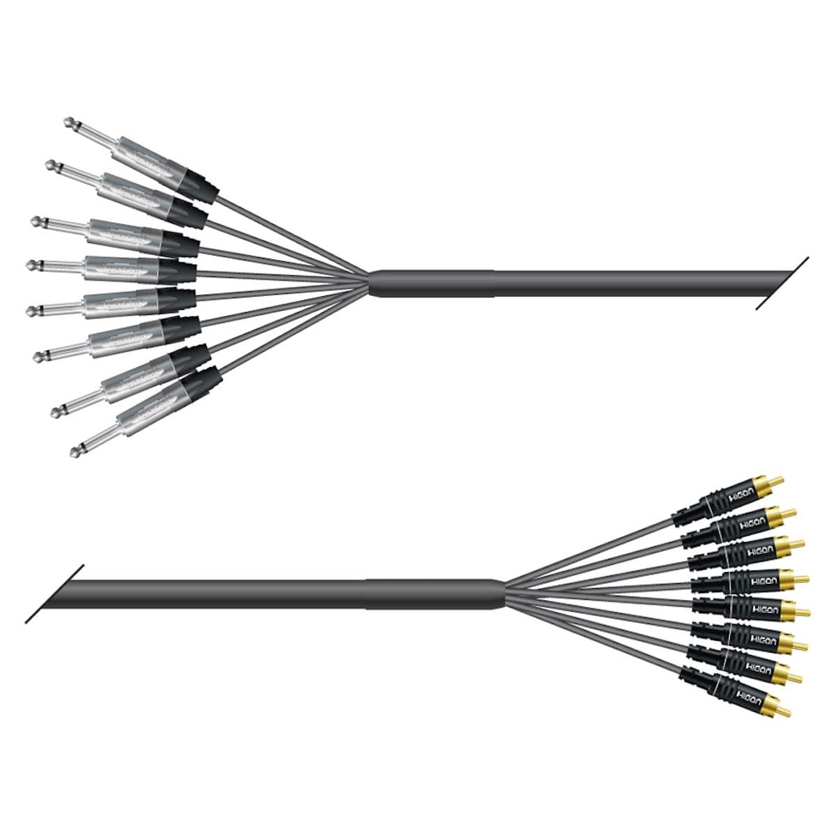 Studio loom | 08/00 | QUANTUM | NEUTRIK jack mono | HICON RCA | 10,00m