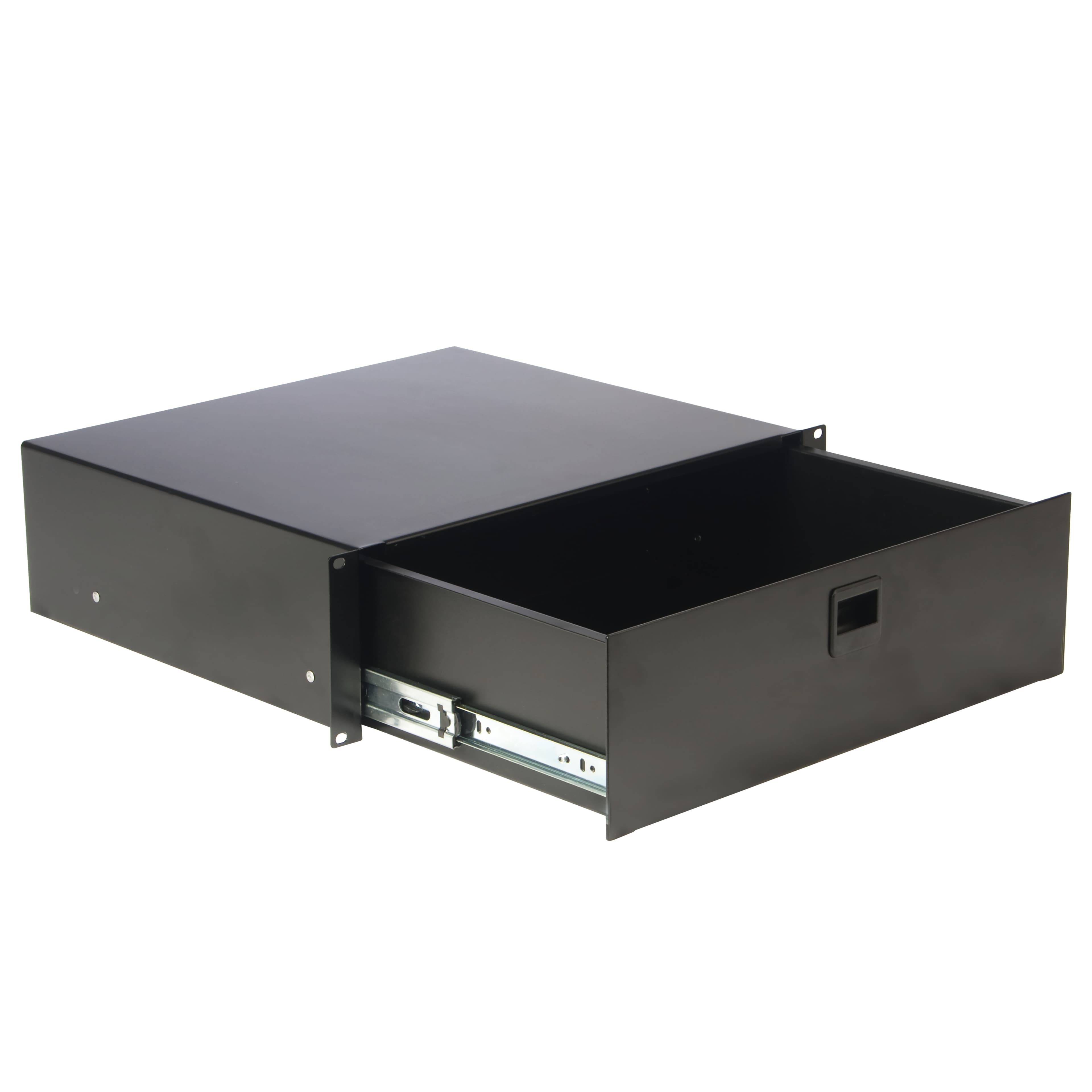 Procab 19'' Rack Drawer3U Black Steel