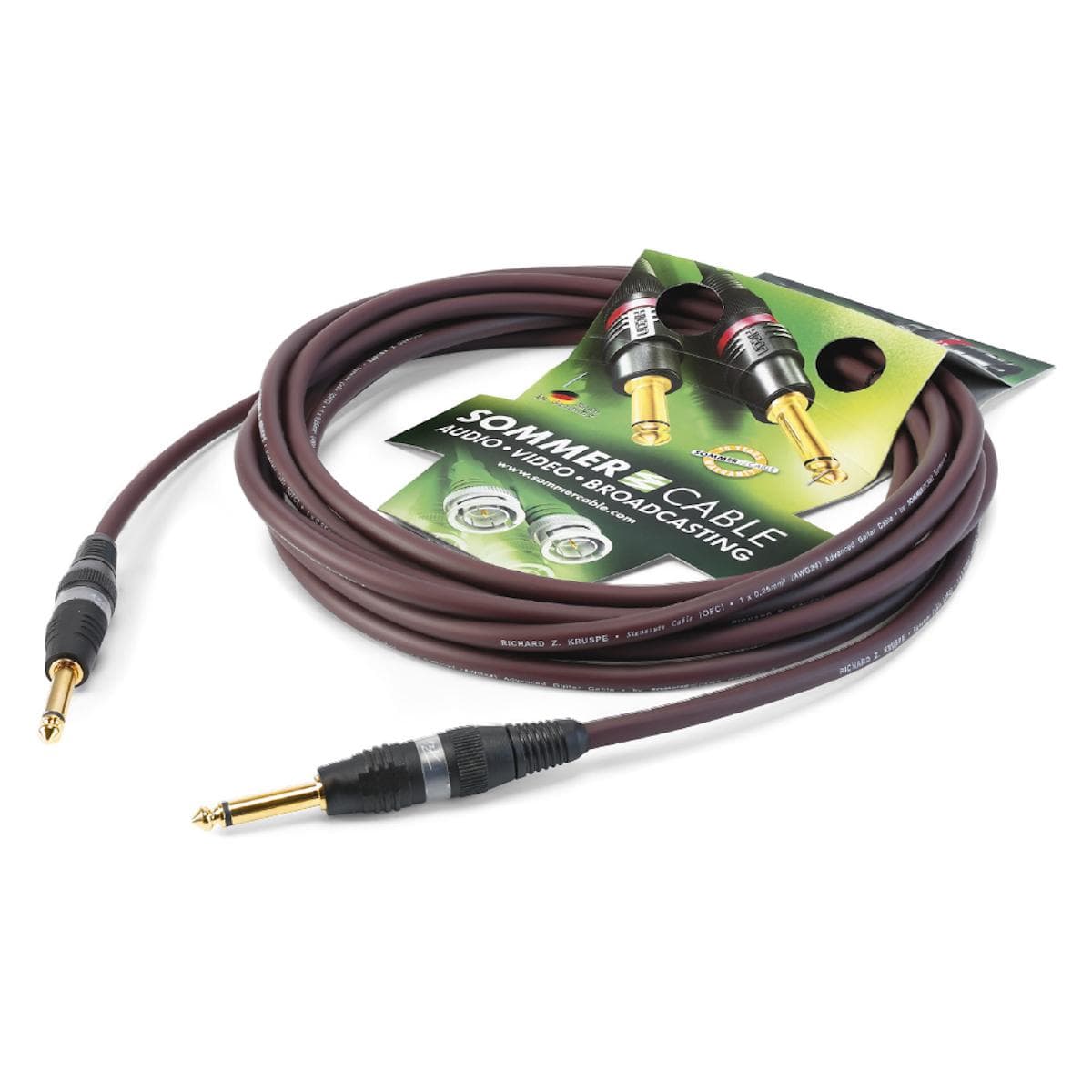 Instrument cable Richard Z. Kruspe Signature-Kabel | jack / jack, HICON | 5,00m | MATT BLACK