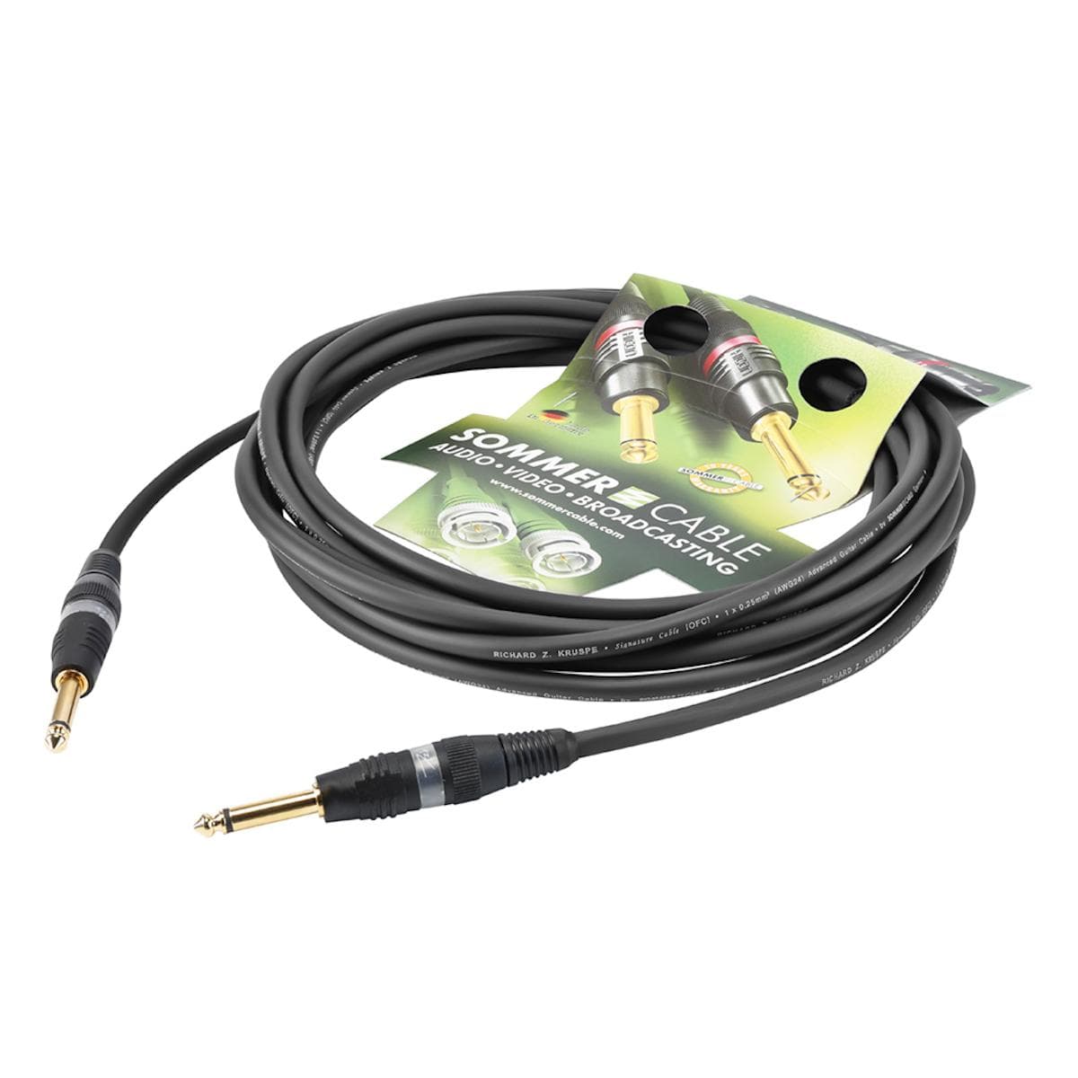 Instrument cable Richard Z. Kruspe Signature-Kabel | jack / jack, HICON | 3,00m | MATT BLACK