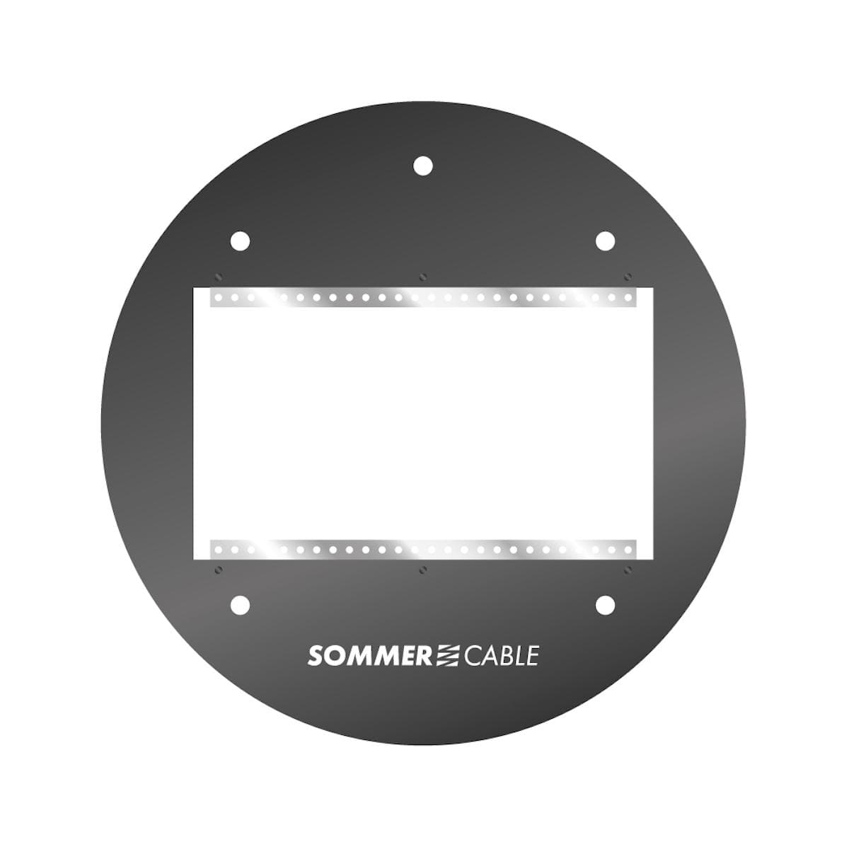 Sommer cable Front panel with attachment for 4 WU SYSBOXX Front panels for GT310 and HT-model, anthr