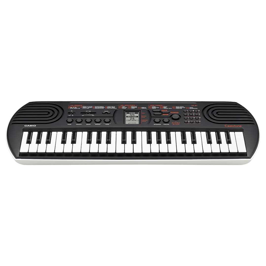 SA-81 Mini Size Keyboard with Mini Keys (Black/White). Adaptor not included