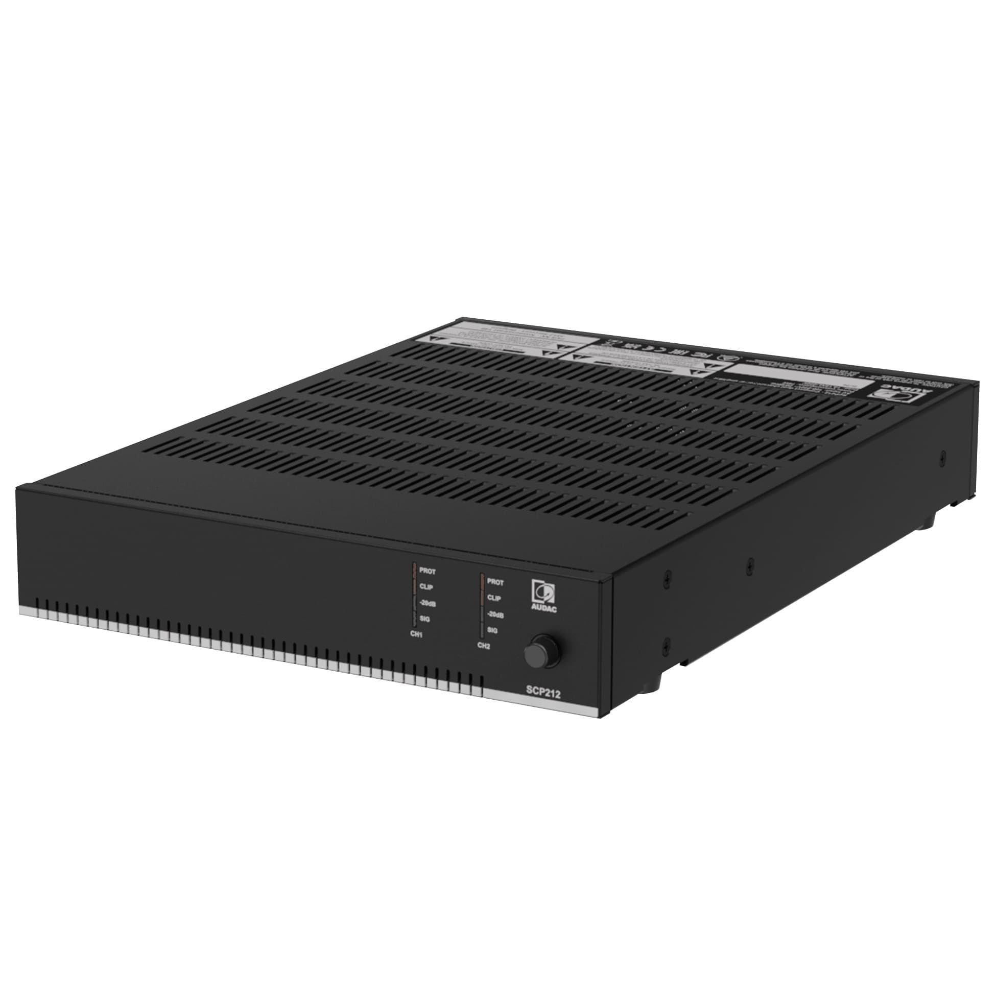 Compact dual-channel power amplifier - 2 x 120W @ 4 Ohm - 240W @ 70/100V