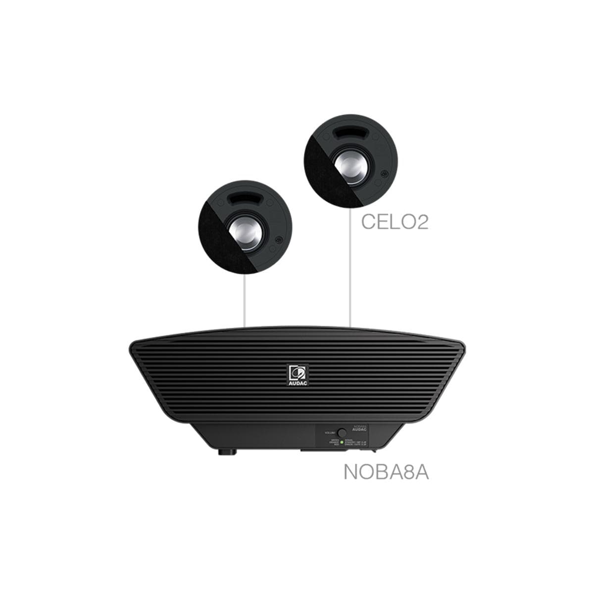 SENSO2.3/B 2x CELO2 + NOBA8A Black