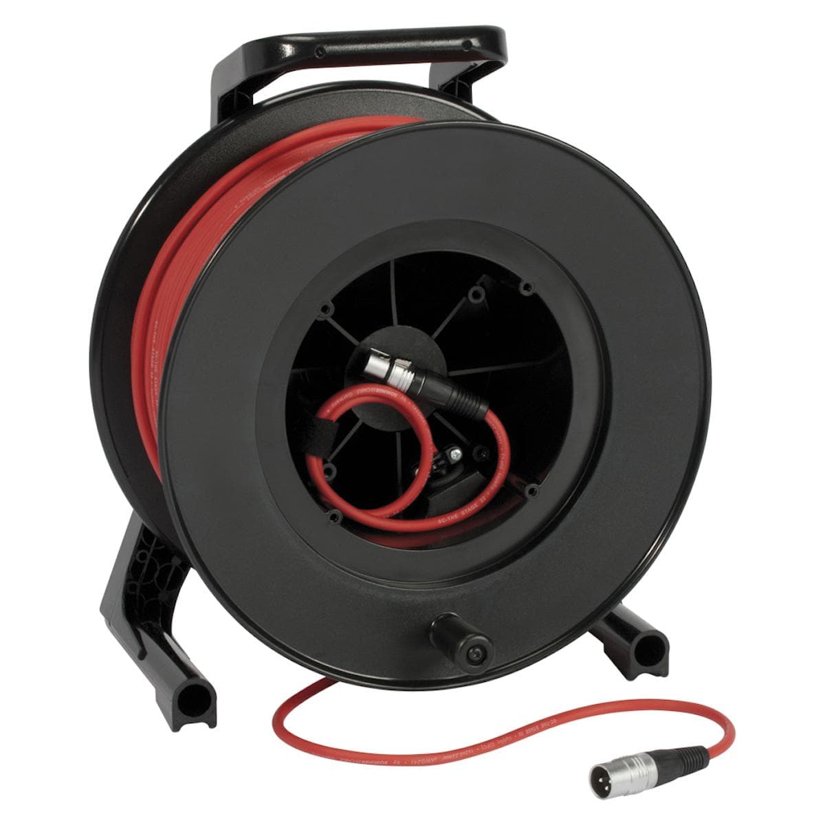 Microphone Cable Stage 22 Highflex, 2 x 0,22 mm² | XLR / XLR, HICON | 100m | red