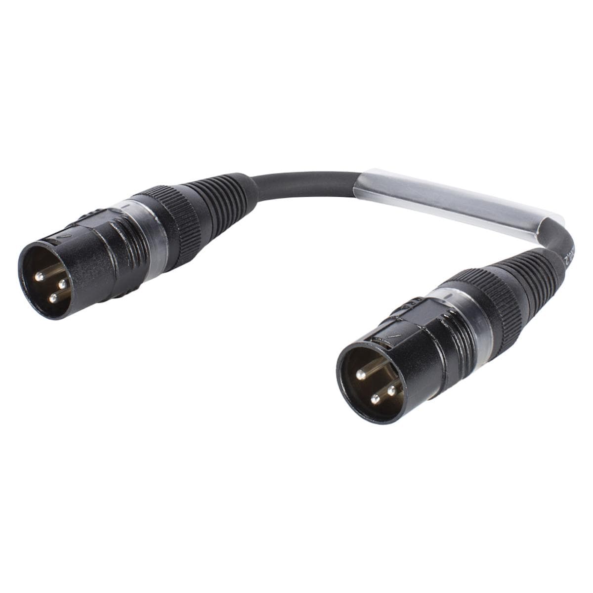 Sommer cable Adapter cable | XLR 3-pole male straight | 0,15m | black