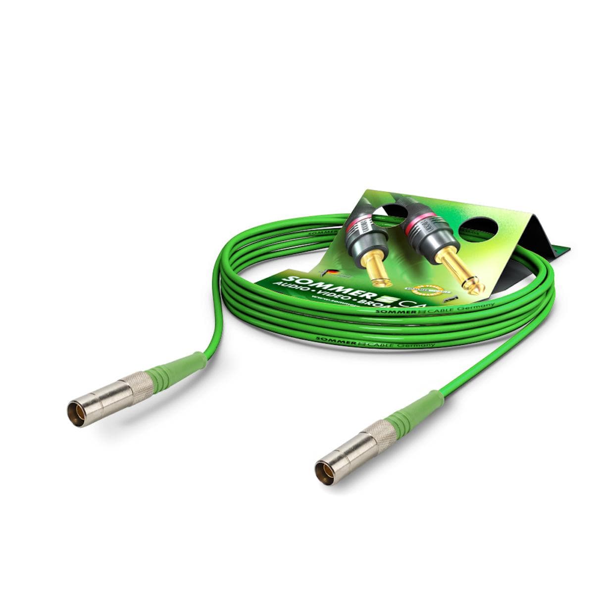 Patch cable ds connector SC-Slimline (RCB), 1 x 0,28 mm² | DS / DS, DAMAR & HAGEN | 1,20m | green |