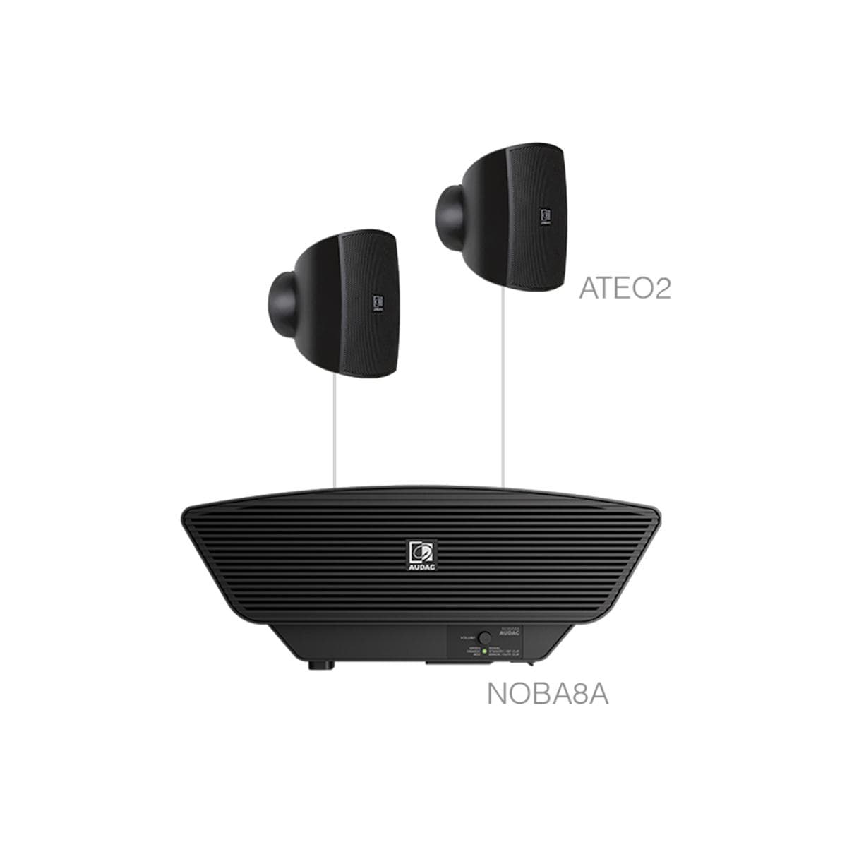 SONA2.3/B 2x ATEO2 + NOBA8A Black