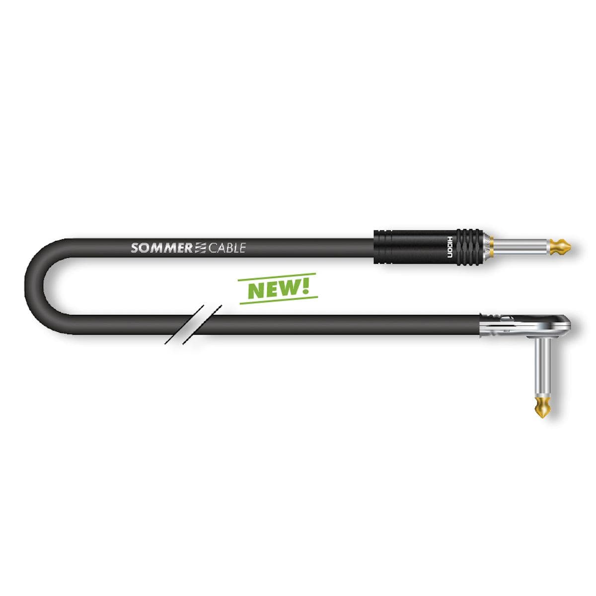 Instrument cable SC-Spirit, 1 x 0,50 mm² | NOISEFREE jack / 90° jack, HICON | 10,00m