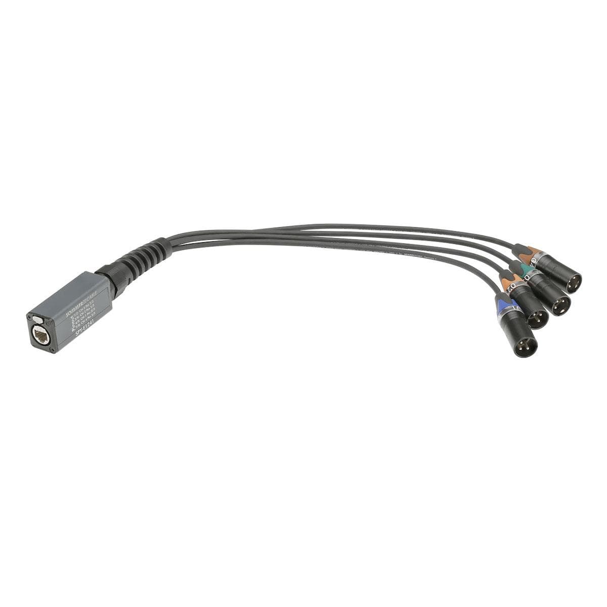 Adapter cable, 8 x 0,22 mm² | Ethercon-splice adapter / XLR, NEUTRIK