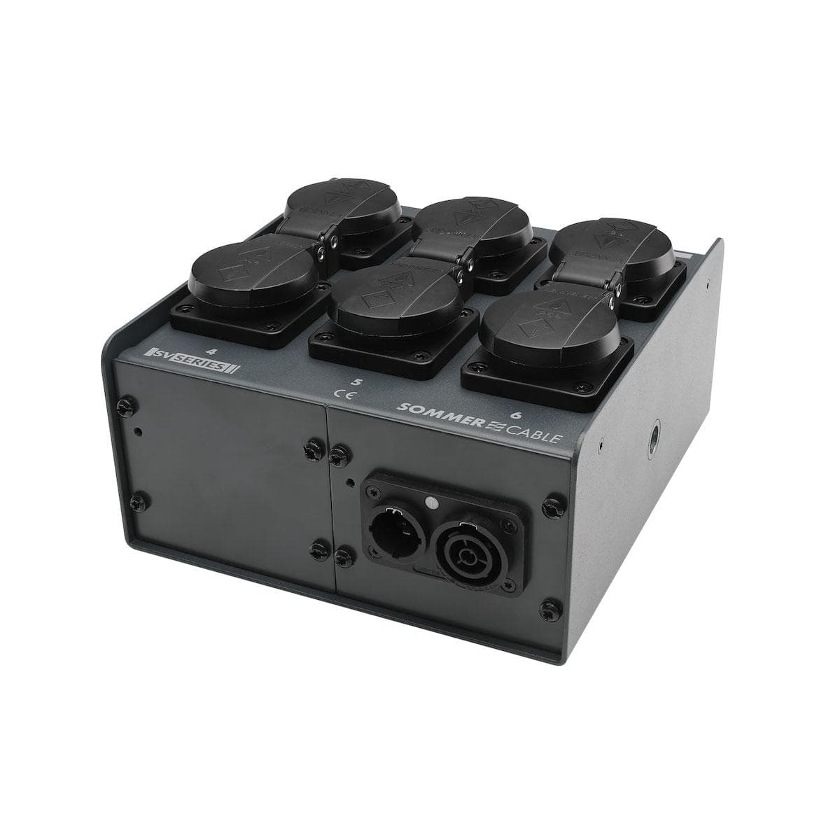 Sommer cable Power Distribution Systems ; MENNEKES | powerCon TRUE1 | 6 x Schuko (German)