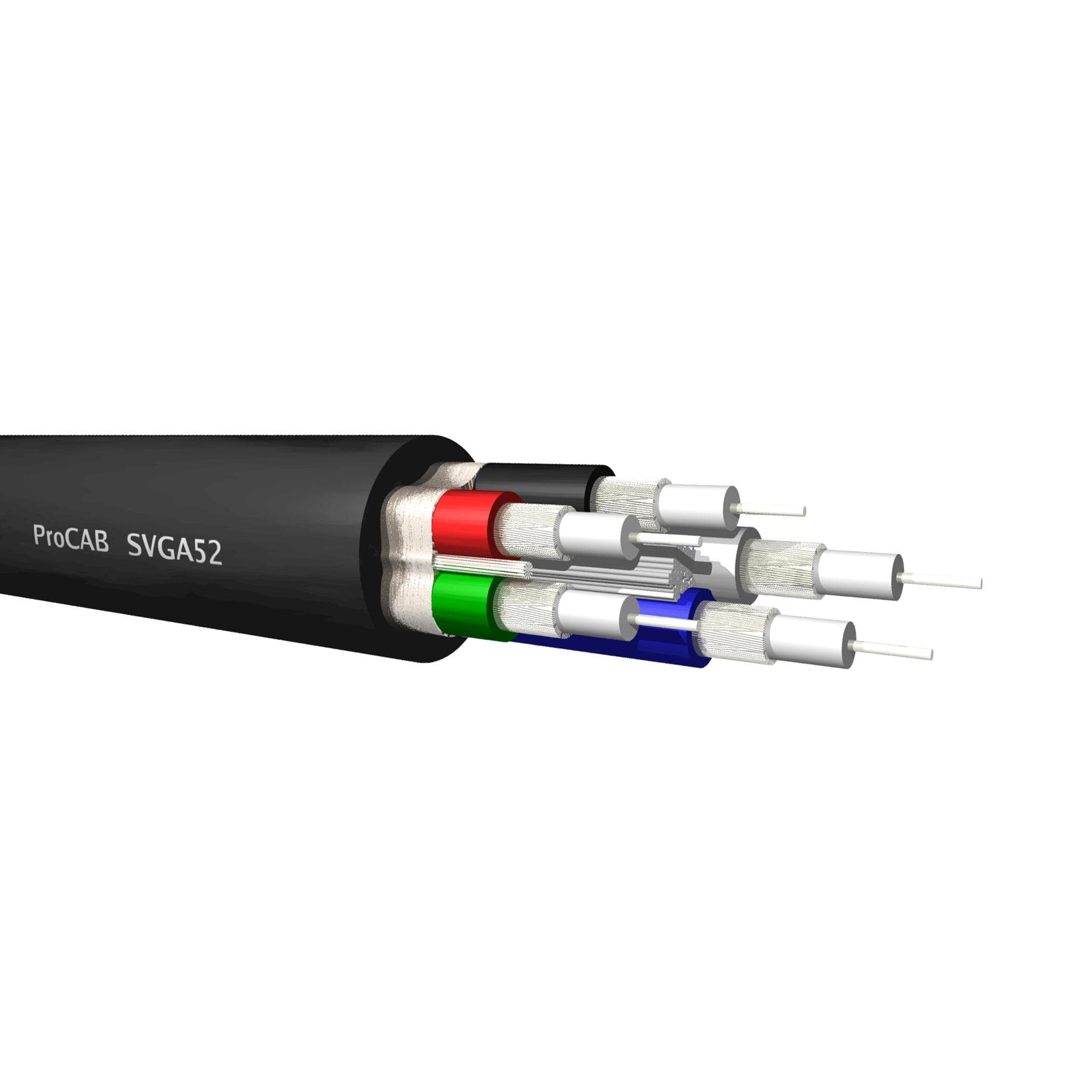 SVGA RGBVH cable - flex 0.14 mm² - 26 AWG - super flexible