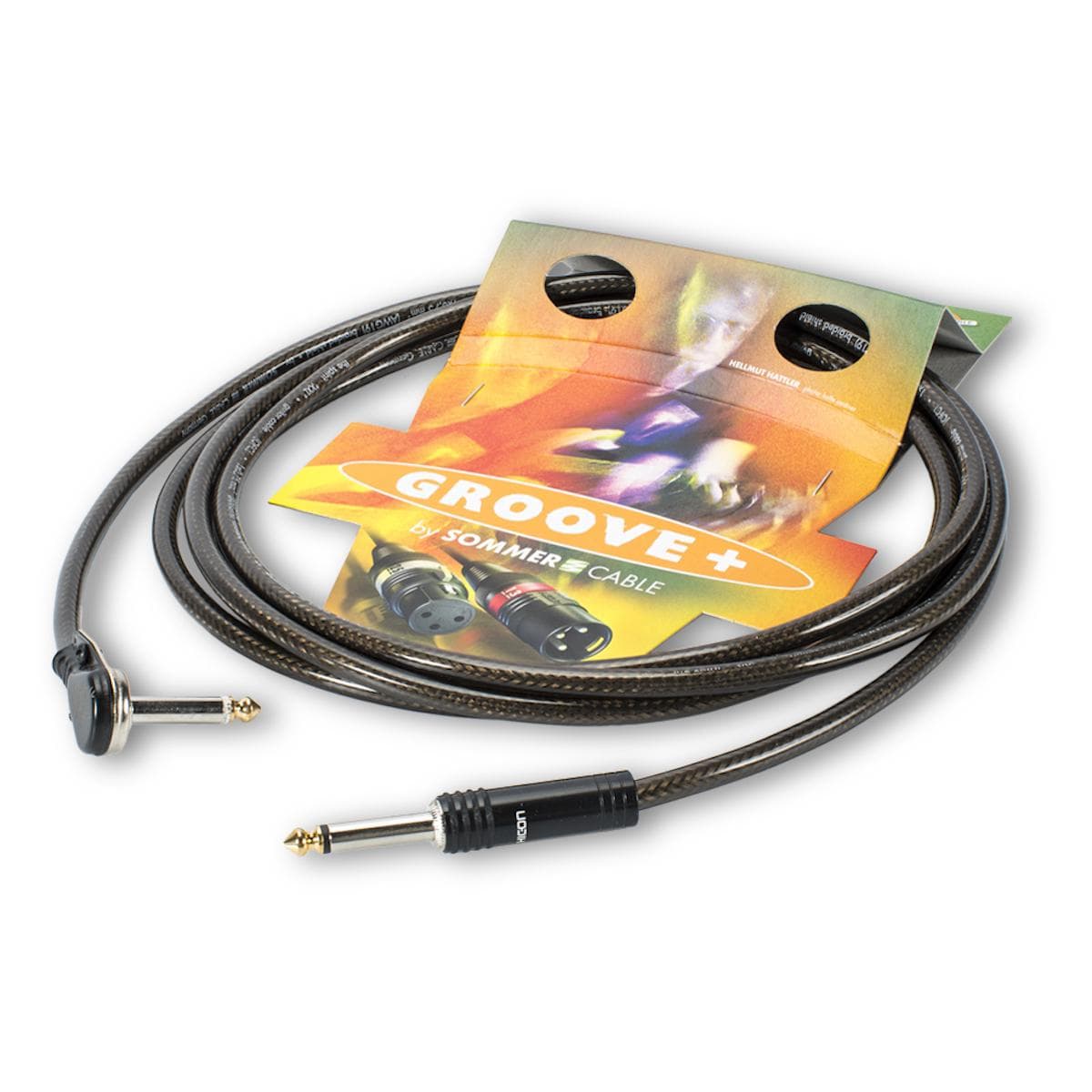 Instrument cable Hellmut Hattler Signature-Kabel SC-SPIRIT XXL, 1 x 0,75 mm² | jack / jack 90°, HICO