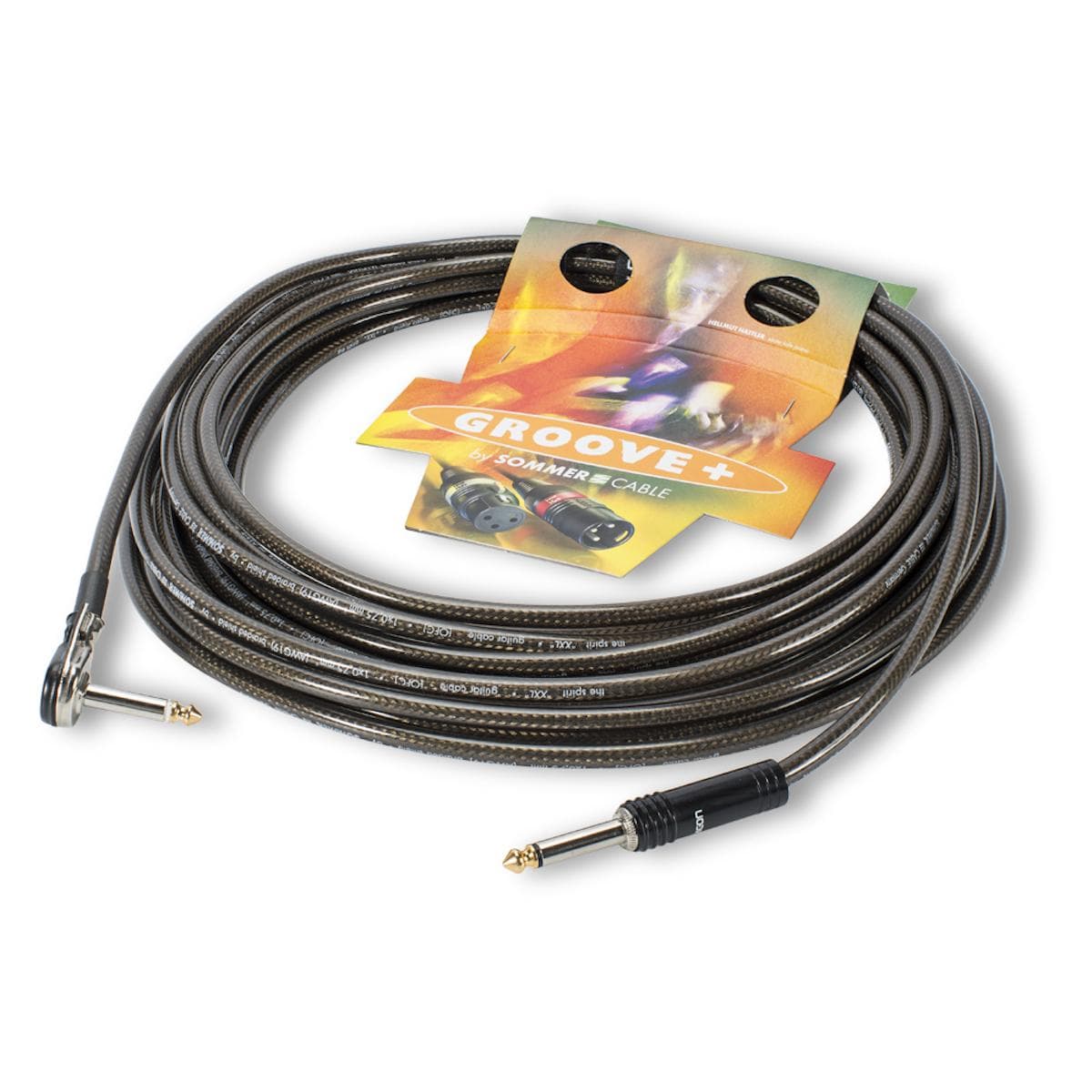Instrument cable Hellmut Hattler Signature-Kabel SC-SPIRIT XXL, 1 x 0,75 mm² | jack / jack 90°, HICO