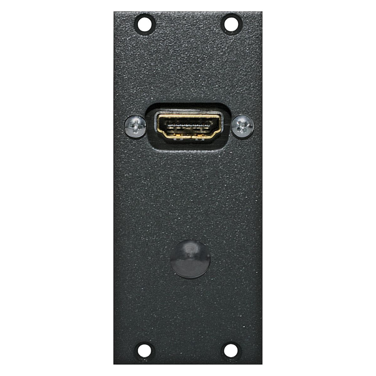 Connector Module HDMI fem. —> Plug-in / screw terminal, 2 HE, 1 BE for SYS-series, colour: anthracit
