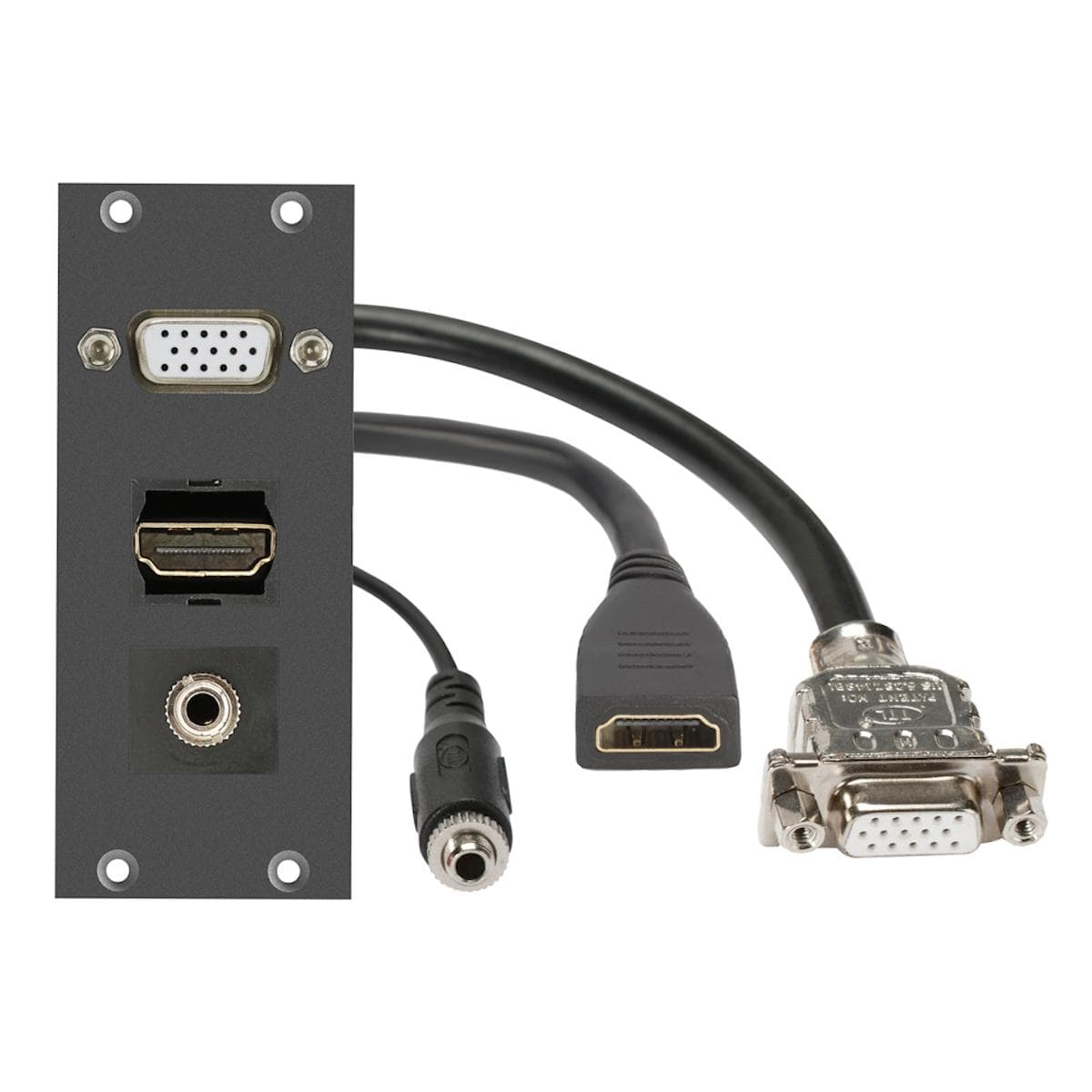 Connector Module VGA fem. -> 0,2 m break out cable VGA fem. + 3,5 mm stereo jack fem. -> 0,15 m brea