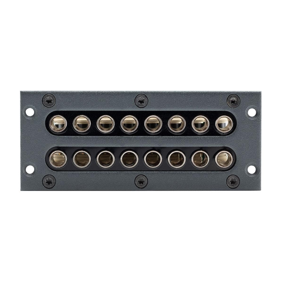 Connector Module 2 x 8 TT-Phone 4.4 mm (0.17 in.), 2 HE, 1 BE for SYS-series, colour: anthracite, RA