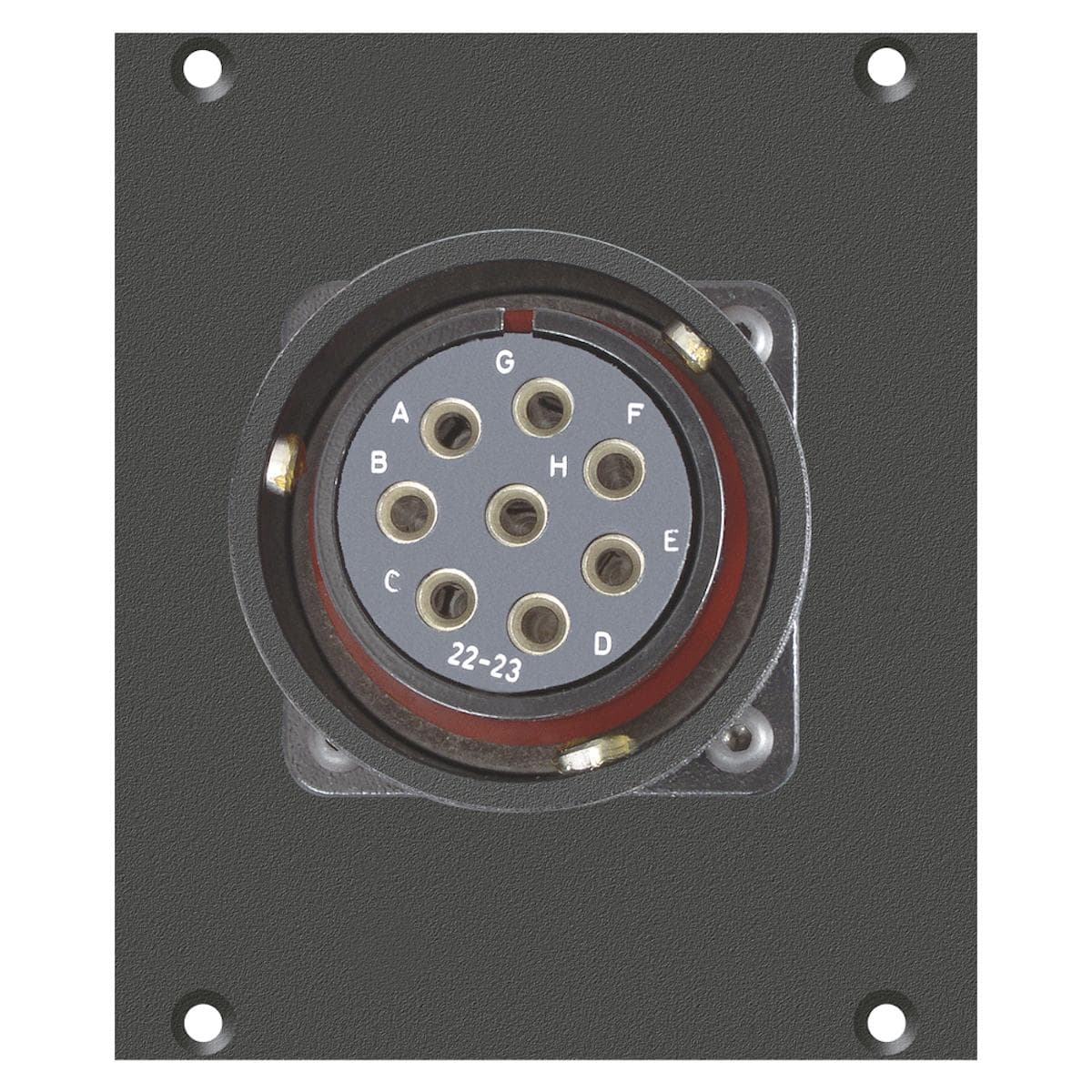 Connector Module LK08 female, CA-COM.-comp. -> 6.3 mm push-on blade con., 2 HE, 2 BE for SYS-series,