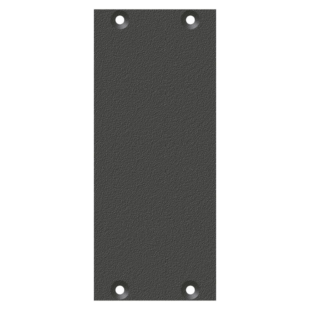 front panel blank panel, 2 HE, 1 BE for SYS-series, Galvanized sheet steel, colour: anthracite, RAL