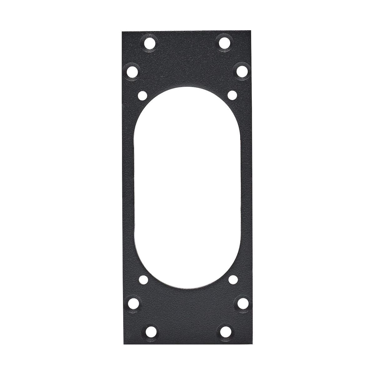 front panel 1 x NAC3PX, 2 HE, 1 BE for suitable 1x NEUTRIK NAC3PX PowerCON TRUE1, 2.5 mm galvanized