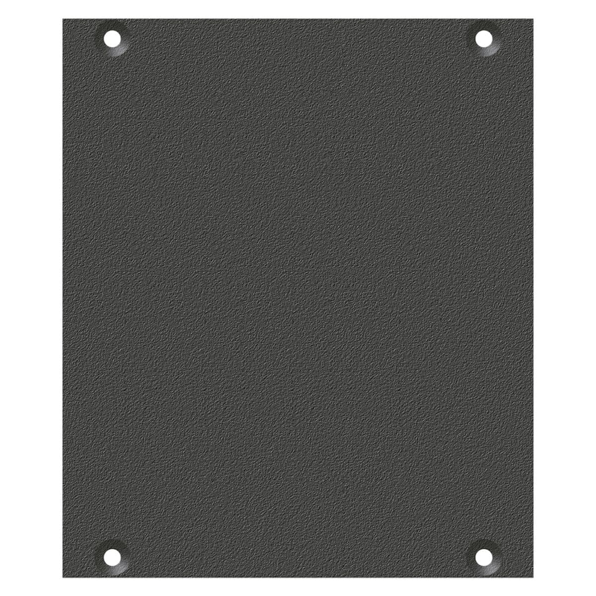 front panel blank panel, 2 HE, 2 BE for SYS-series, Galvanized sheet steel, colour: anthracite, RAL