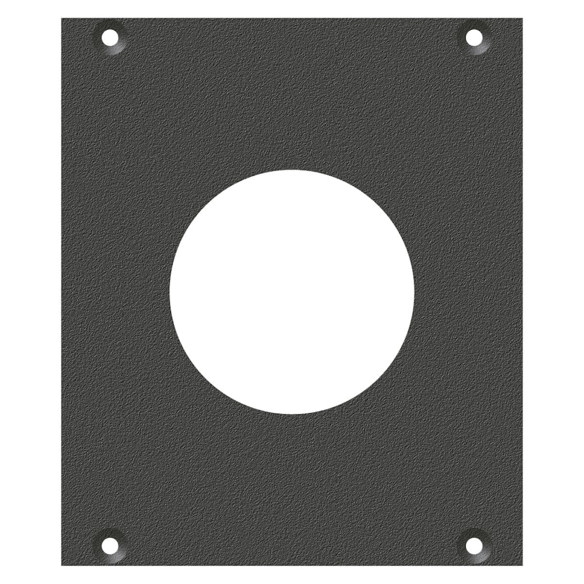 front panel PG29-Hole, 2 HE, 2 BE for SYS-series, Galvanized sheet steel, colour: anthracite, RAL 70