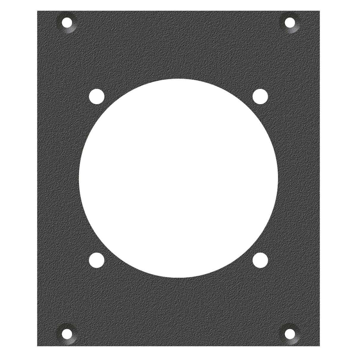 front panel Socapex19-Hole, 2 HE, 2 BE for SYS-series, Galvanized sheet steel, colour: anthracite, R