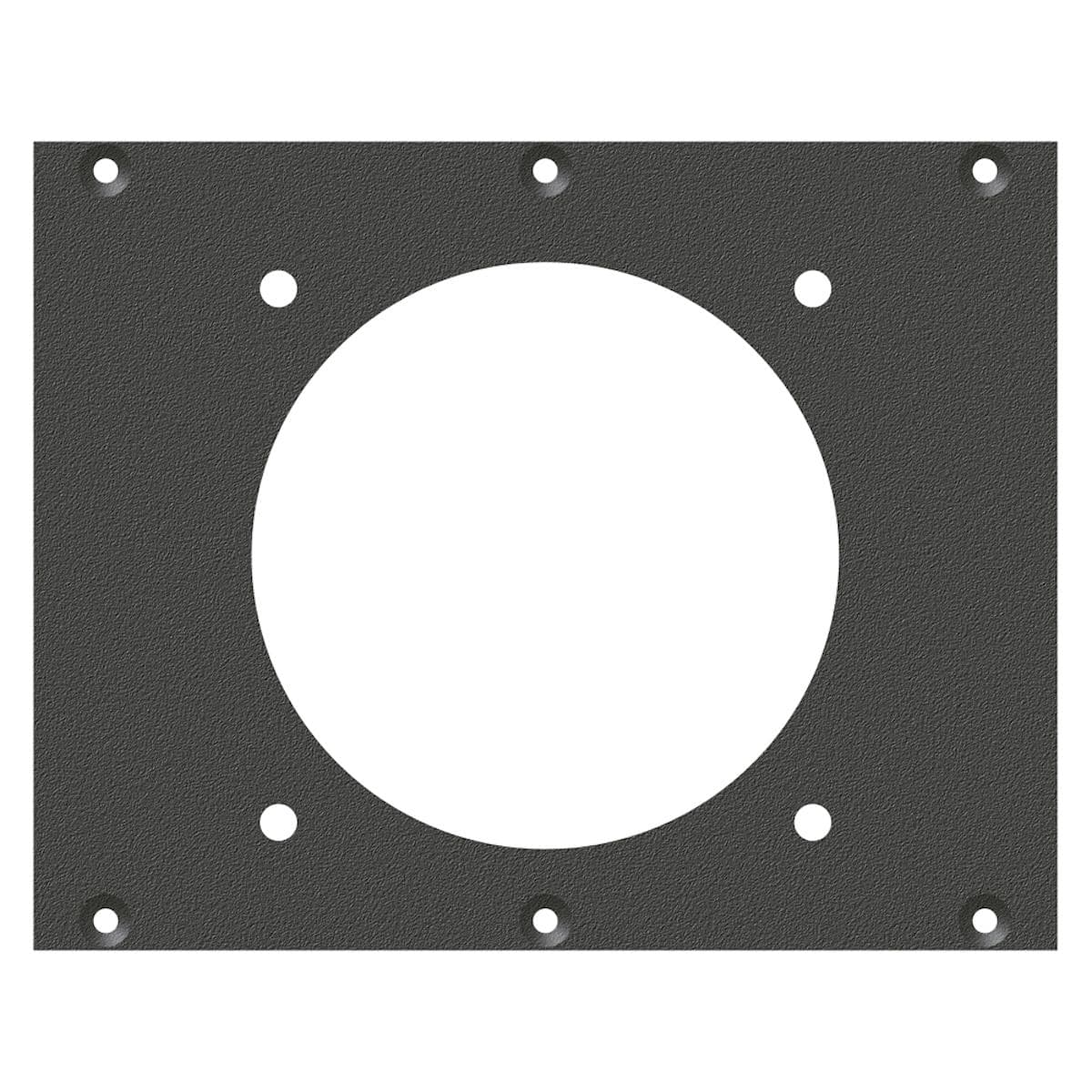 front panel LK85 / LK150-Hole, 2 HE, 3 BE for SYS-series, Galvanized sheet steel, colour: anthracite