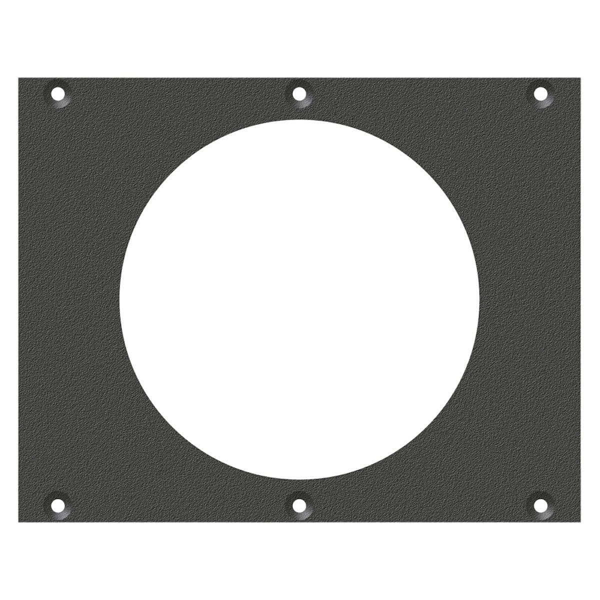front panel For cavity wall socket, 2 HE, 3 BE for SYS-series, Galvanized sheet steel, colour: anthr