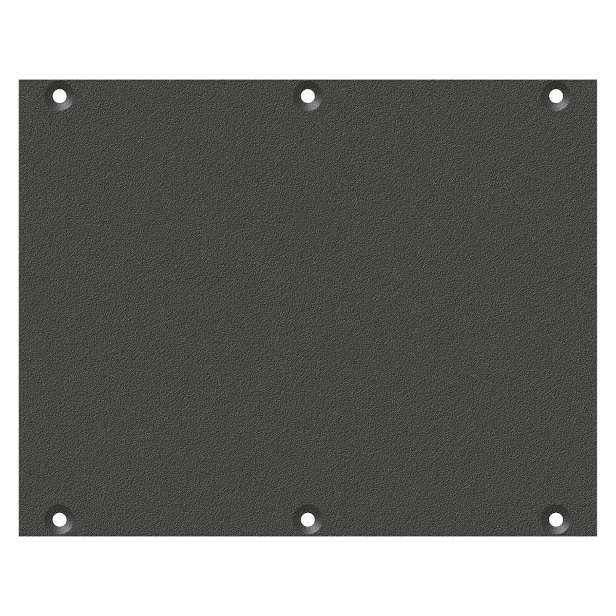 front panel blank panel, 2 HE, 3 BE for SYS-series, Galvanized sheet steel, colour: anthracite, RAL