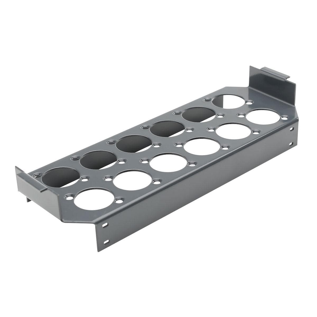 Mounting frame for floor tank , 2 HE, 4 BE for SYSBOXX-Module, colour: anthrazith, RAL 7016