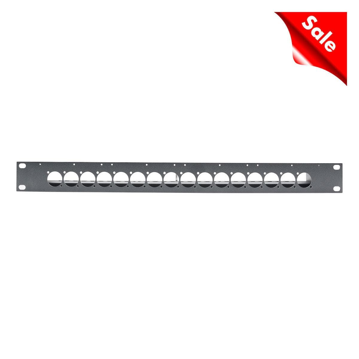 SYSPANEL housing 19” with 16 x A / B press cut for 4 x SBC13-modules , 1 HE; depth: 140 mm