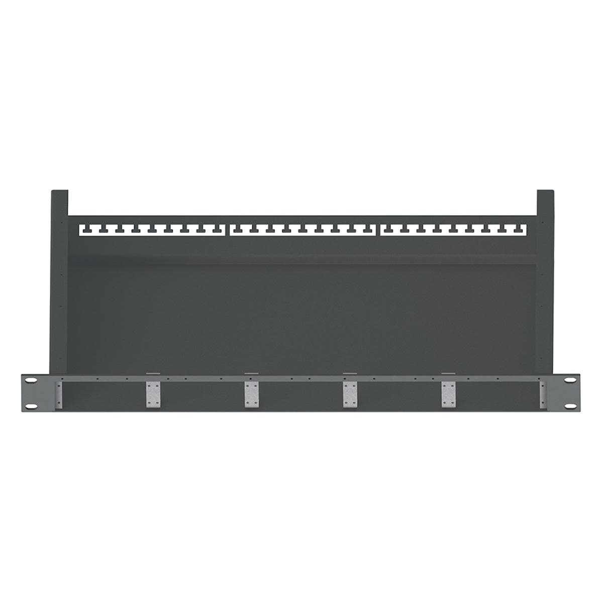 19" panel for 5 x SYFB 21 / SYCFB 21-panels, 1HU, depth 230 mm