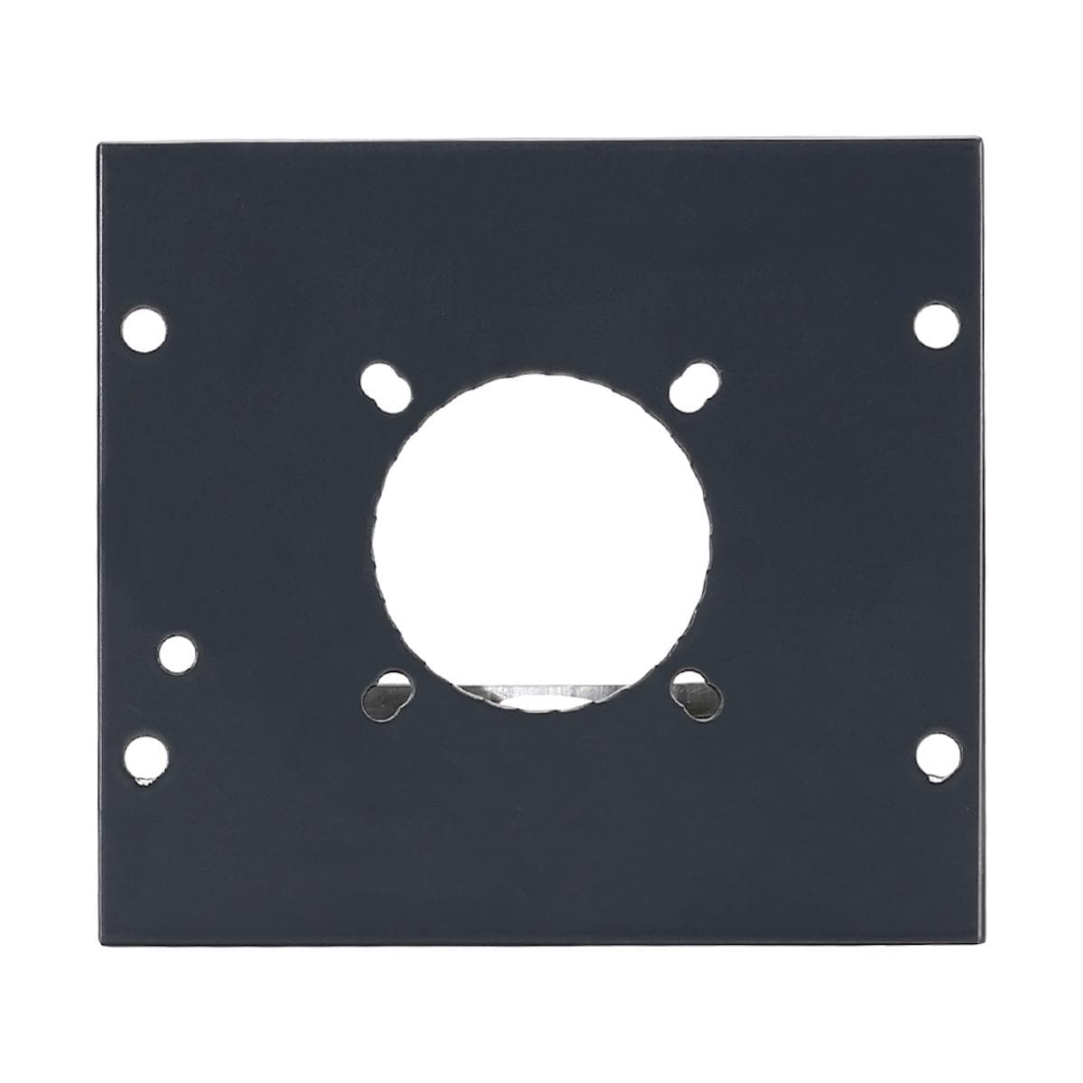 Side panel Hole for NL4, NL8MPR, EP, LK08, 2 HE; depth: 80 mm for SYSBOXX, colour: anthracite, RAL 7