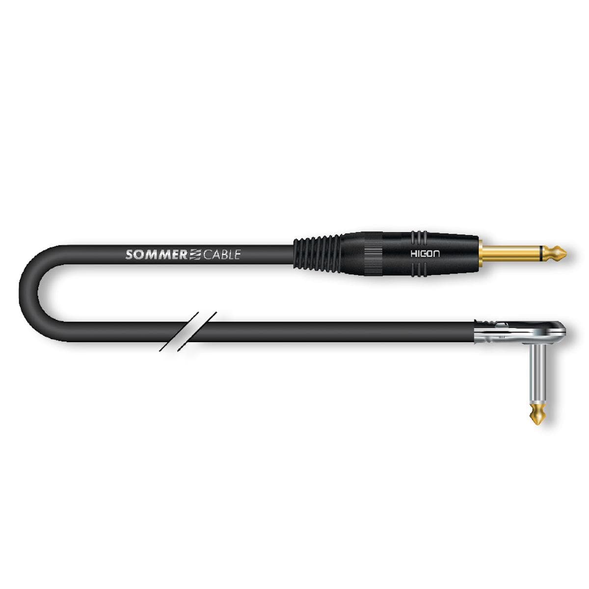 Instrument cable SC-Spirit BLACK ZILK, 1 x 0,25 mm² | jack / jack, HICON | 10,00m | black