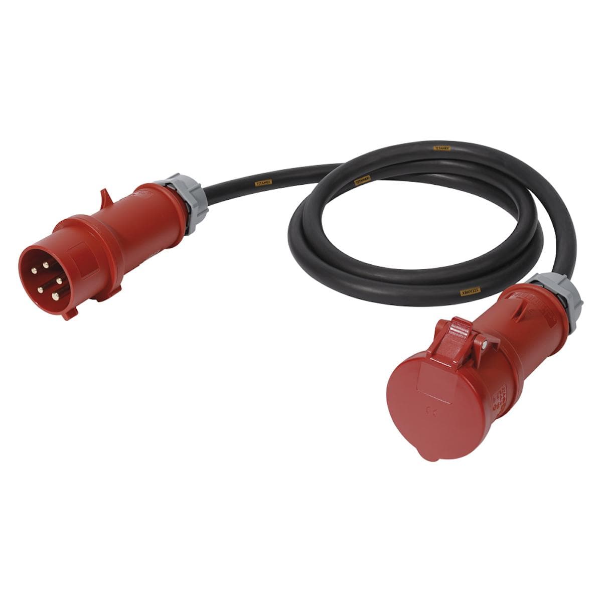 Power supply, 5 x 6,00 mm² | CEE / CEE, MENNEKES | 20,00m | D