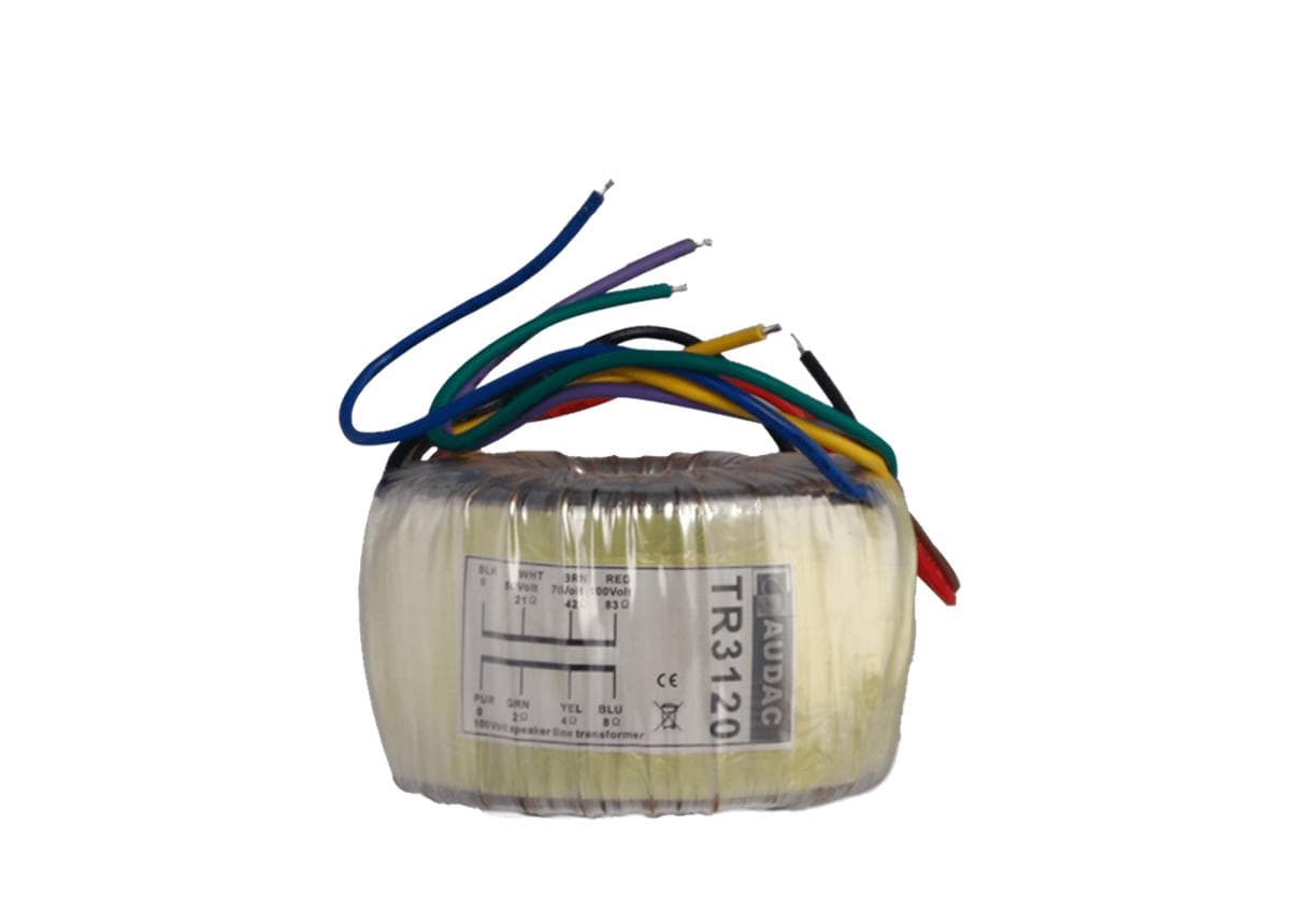 TR3120 Toroidal audio line transformer 120W 100V