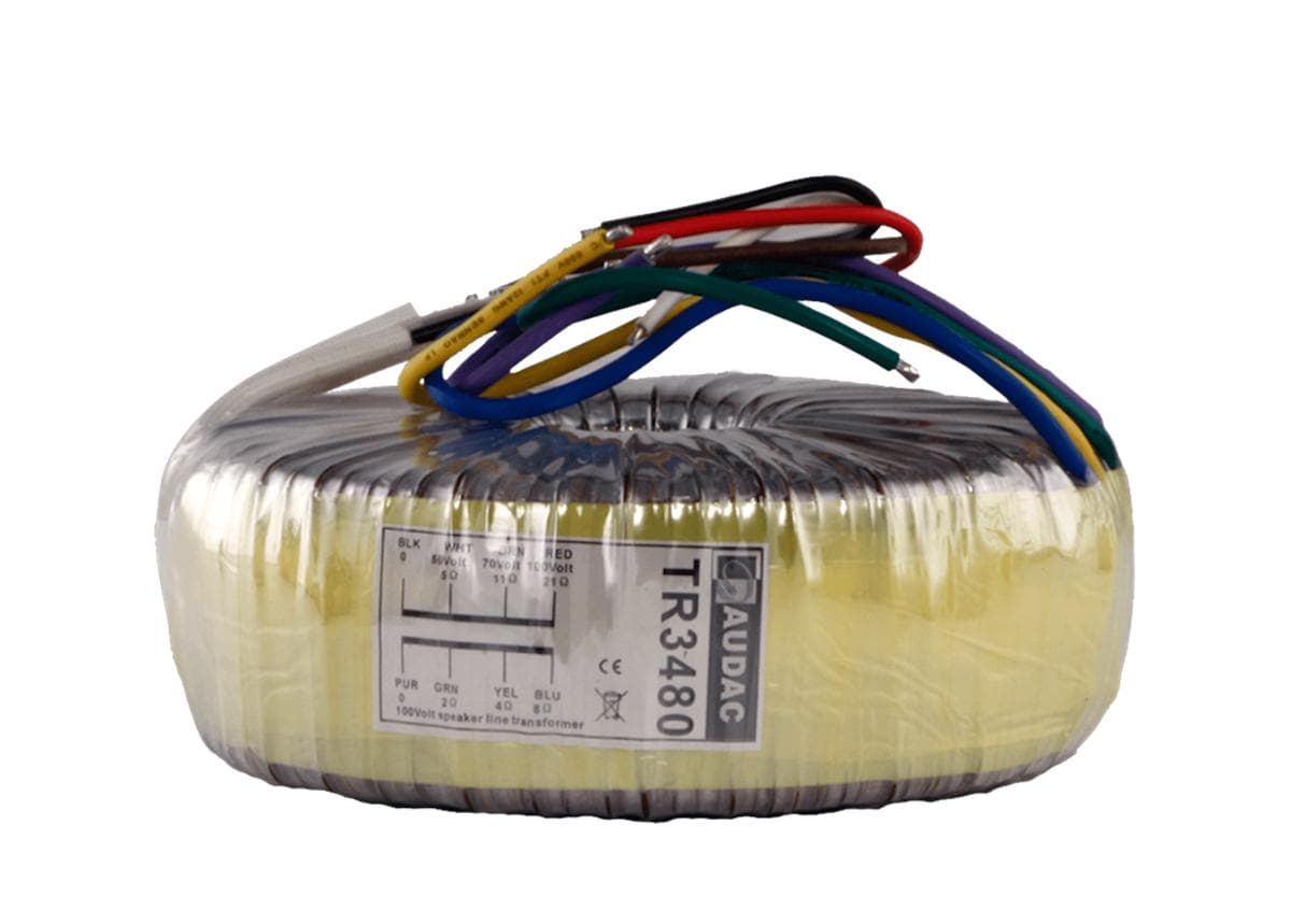 TR3480 Toroidal audio line transformer 480W 100V