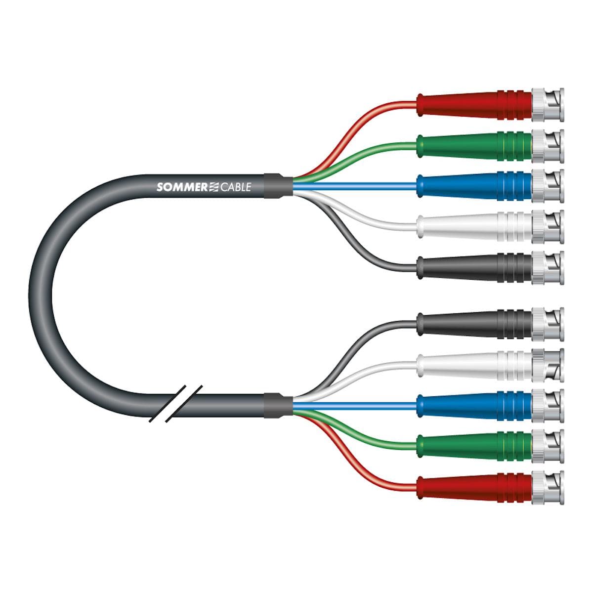 Video-multicore Transitx 0,28 mm² | BNC / BNC, HICON | 05 | 50,00m