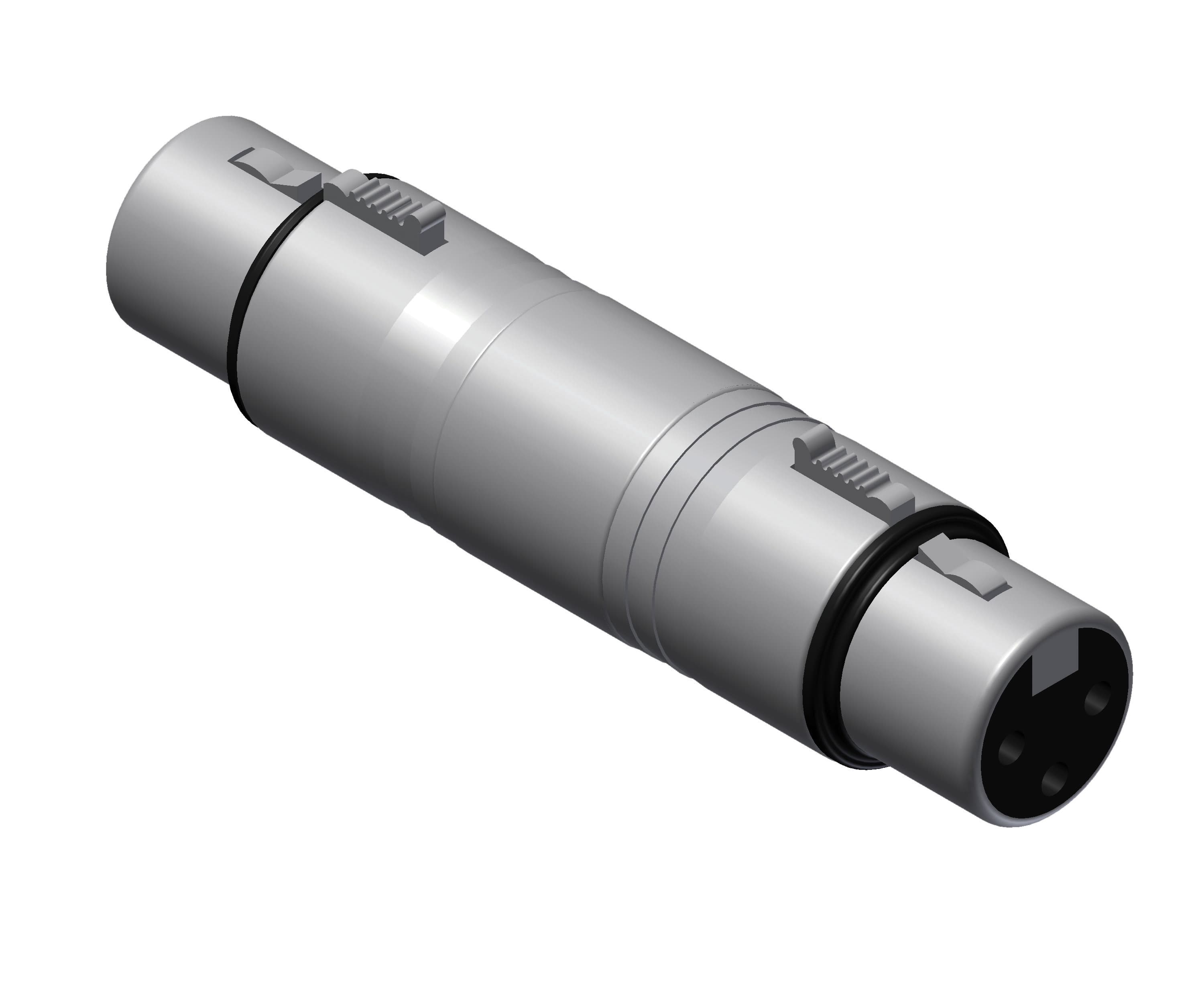 Adapter - XLR female - XLR female Adapter 25 pcs box